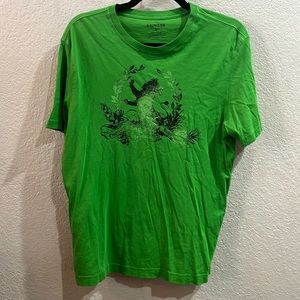 Mens express green graphic tee size M